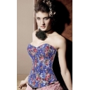 Floral Cowboy Corset with G-string M1852A