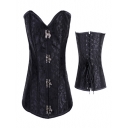 black jacquard corset m1242