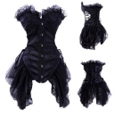 black lace corset dress m1911