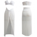 Sexy White Evening Dress M3908b