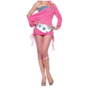 pink partywear fashion babydoll M3346