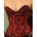 Women floral strapless corset M1613A