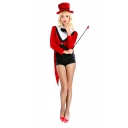 red Long-sleeved magical costume m4659