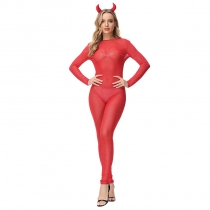 Witch Demon Costume Red Devil Cosplay MS5001