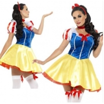 Snow White Princes Dresses Adult Dresses Halloween Role Play Princess Dress Stage Performance Skirt