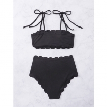 Strap Sexy Beach Bikinis Bottoms Swimwear Black Bathing Suit Bikini A2215