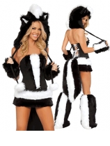 sexy skunk costume m4583