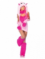 Pink Puff Monster Costume m4772