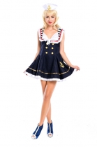 Sleeveless sailor costume m4652