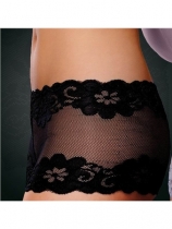 sexy black lace panty M27B