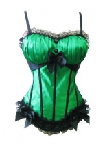 sexy green lace bundle of edge corset m1755F