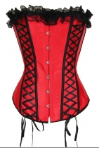 new style red lace bundle of edge corset m1721C