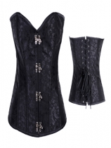 black jacquard corset m1242