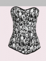 black skull corset with cup shaped m1970