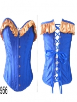 sexy blue lace corset m1805