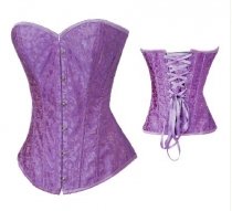 purple jacquard corset m1858