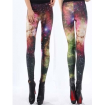 Ladies Stylish Galaxy Leggings 306