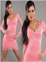 pink babydoll dress m3450c