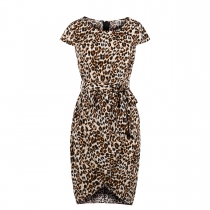 Leopard Print Elegant Dress M30398