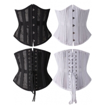 Women two colors steel bones corsets M1344