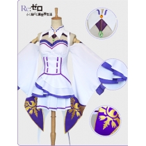 Emilia Cosplay Costume Anime Cosplay M40451