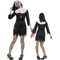 Zombie Catholicism Nun Costume M40265
