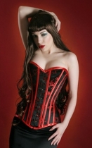 Sexy Brocade Lace up Corset M1633A