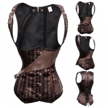 Cool women steampunk style lace up sexy corsets M1317