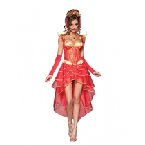New style Hot Sexy Red East bandage Dress Costume M40315