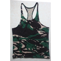 Gym Tank Top Fitness Muscle Camouflage Vest M6105