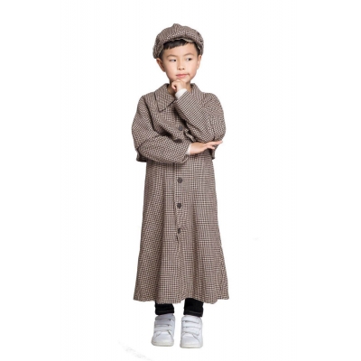 Kids Detective Cosplay  Costumes Sherlock Holmes Cosplay M40742