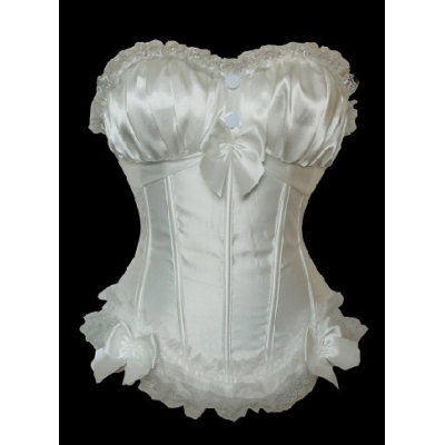 sexy white lace bundle of edge corset m1755e