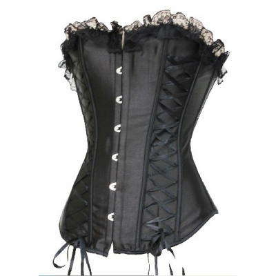 new style black lace bundle of edge corset m1721B