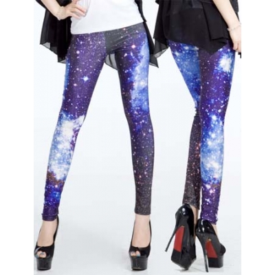 Ladies Stylish Galaxy Leggings 301