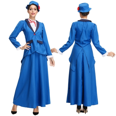 Adult Halloween Cosplay Teacher Fancy Uniform Women Set M40656