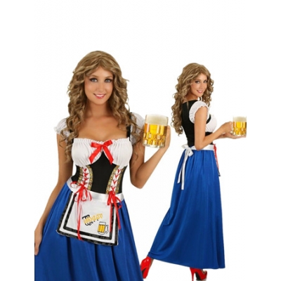 Germany Oktoberfest Cosplay Costume S-XL