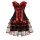 Red corset with skirt 50 CM