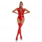 Women Tights Leather Bodysuit Bright Patent Leather Sleeveless Jumpsuit XX6877