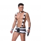 Prison Uniform Outfit Striped Men Costume Sexy Lingerie Vendor 20196