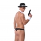 Striped Denim Police Officer Costumes Cosplay Sexy Underwear For Men 20202