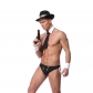 Striped Denim Police Officer Costumes Cosplay Sexy Underwear For Men 20202