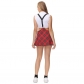 Lattice Dance Costumes Girls Sexy Short Mini Skirt School Uniform MS5012