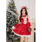 Sexy Cute Christmas Dress New Year Red Suit Halter Dress Women Dress SM208