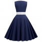 Round Neck Sleeveless Four Colors Elegant Ladies Party Dress JY15121