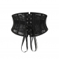Black Lace Breathable Lace Up Corset Body Plastic Belt Waist Corset Top 22069