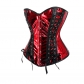 Sexy Women Bright Metallic Leather Front Lace-up Steampunk Corsets WK2304a