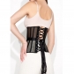 Slim Fit Strap Adjusting Rubber Bone French With Gauze Breathable Corset WK2320