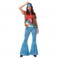 Halloween Costumes 70s Retro Disco Hippie Stage Cosplay Hiphop Costume MS1772