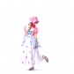Halloween Children TV Costume Pink Polka Dot Princess Girl Pink Dress YM5827