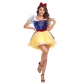 Adult Snow White Cosplay Christmas Halloween Princess Performance Dress DL2043